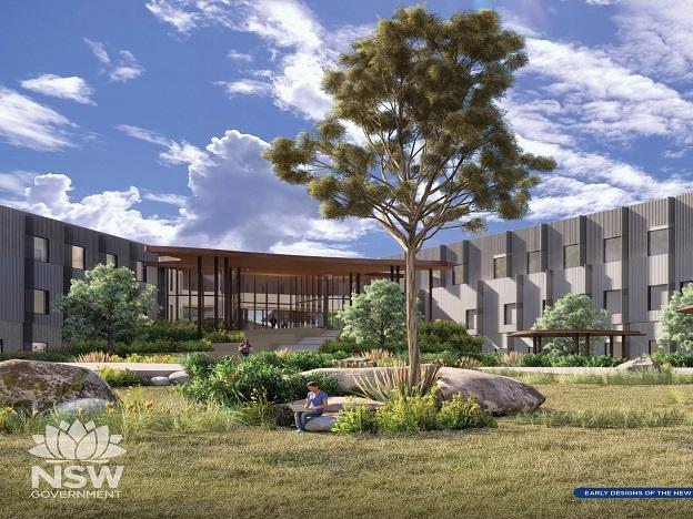 Plans for the $200m Eurobodalla Regional Hospital.