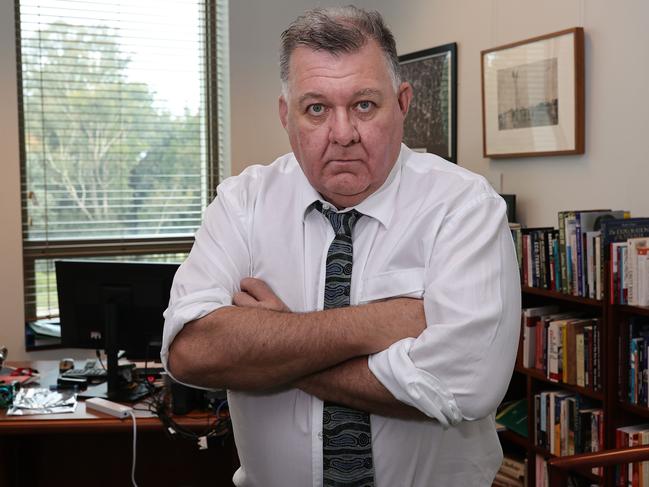 CANBERRA, AUSTRALIA FEBRUARY 23, 2021: Portrait of Craig Kelly in Parliament House after he abandoned the government for the cross-bench.Picture: Gary Ramage