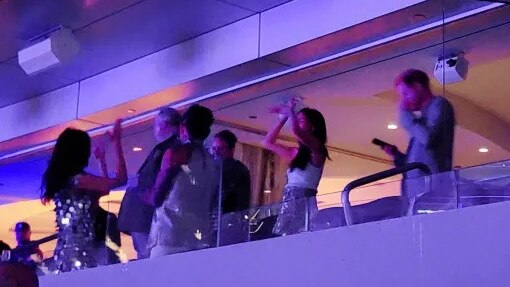 Meghan Markle and Prince Harry at Beyonce concert. Picture: Twitter