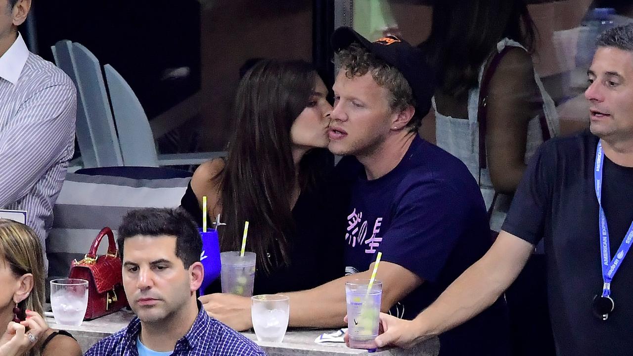 Emily Ratajkowski and Sebastian Bear-McClard in 2018. Picture: Steven Ryan/Getty