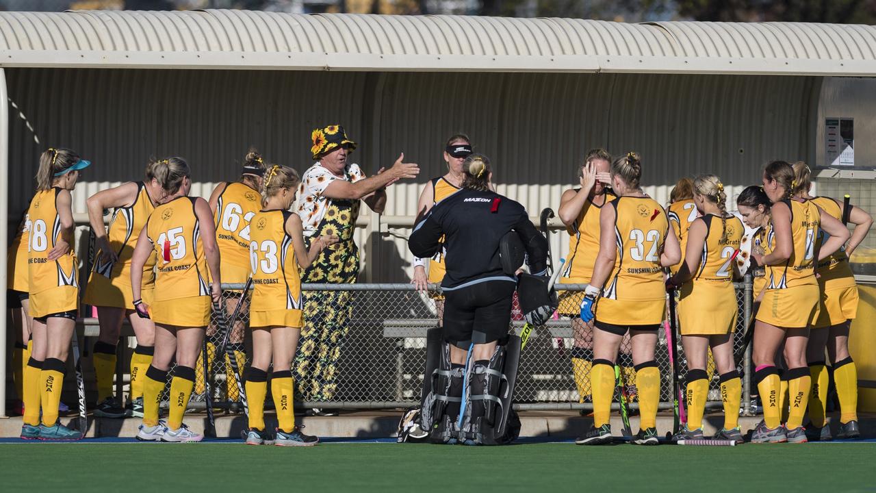 Sunshine Coast 2 during a break against Gladstone 1.