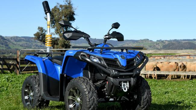 OPD compliant: CFMOTO will have fitted the Flexibar operator protection devices to all its new quad bikes by October this year.