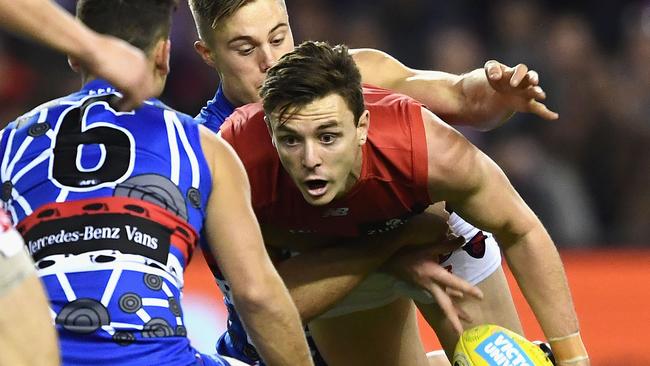 Jake Lever will miss the rest of the season with an ACL injury. Picture: Getty Images