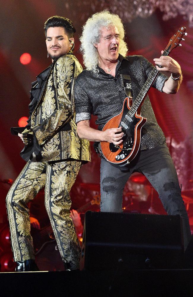 Adam Lambert and Brian May of Queen perform onstage during the 2019 Global Citizen Festival: Power The Movement in Central Park on September 28, 2019 in New York City. (Photo by Theo Wargo/Getty Images for Global Citizen)