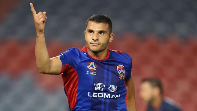 Andrew Nabbout revived his career at the Newcastle Jets. Picture: Getty Images 