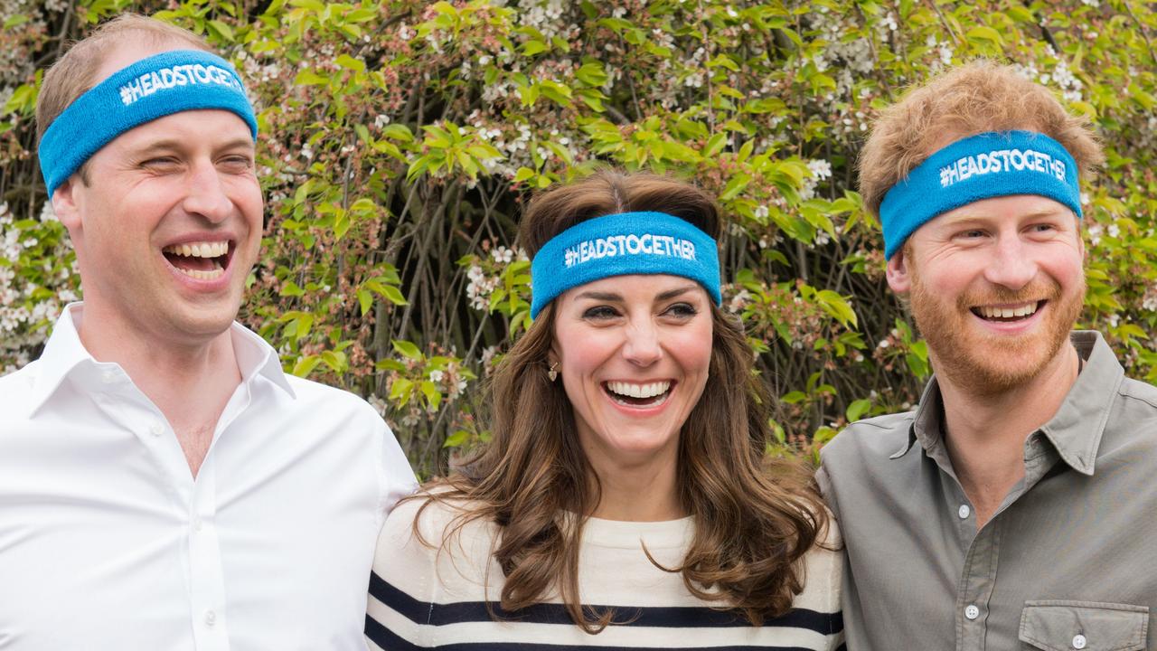 William, Kate and Harry launch Heads Together in April 2016. Picture: Nicky J Sims/Getty Images for Royal Foundation.