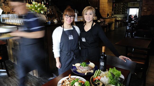 Jennifer Crawford and mum Hung Ngo at Little NNQ on Gouger Street. Pic Mark Brake.