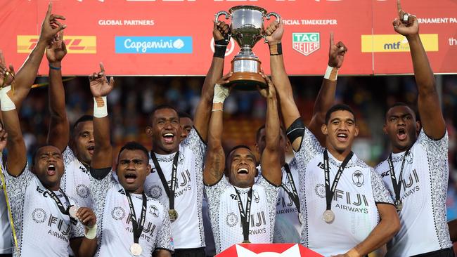 Fiji head to Sydney in winning form. Picture: AFP