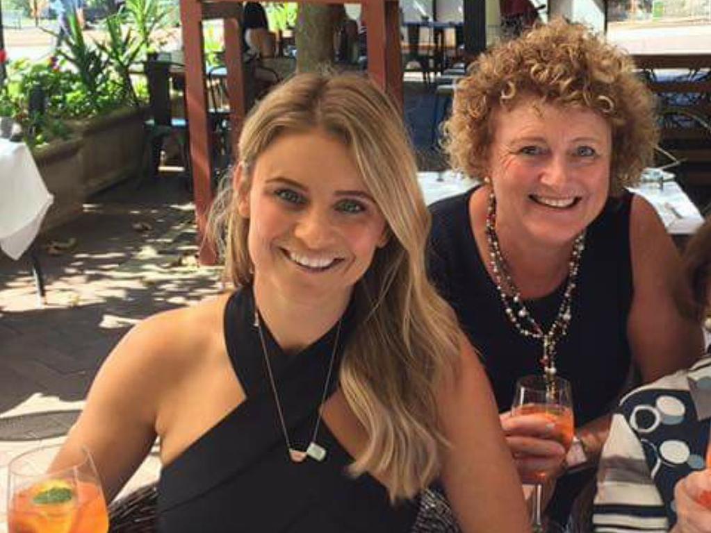 Georgie Hudson and mother Katarina Anderson. Picture: Facebook