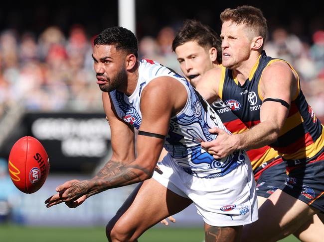 Can the Roos pick up another win or two this year? Picture: Sarah Reed/AFL Photos via Getty Images