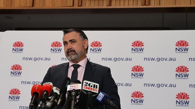 NSW Deputy Premier John Barilaro during an update on COVID-19. Picture: NCA NewsWire / Dylan Coker