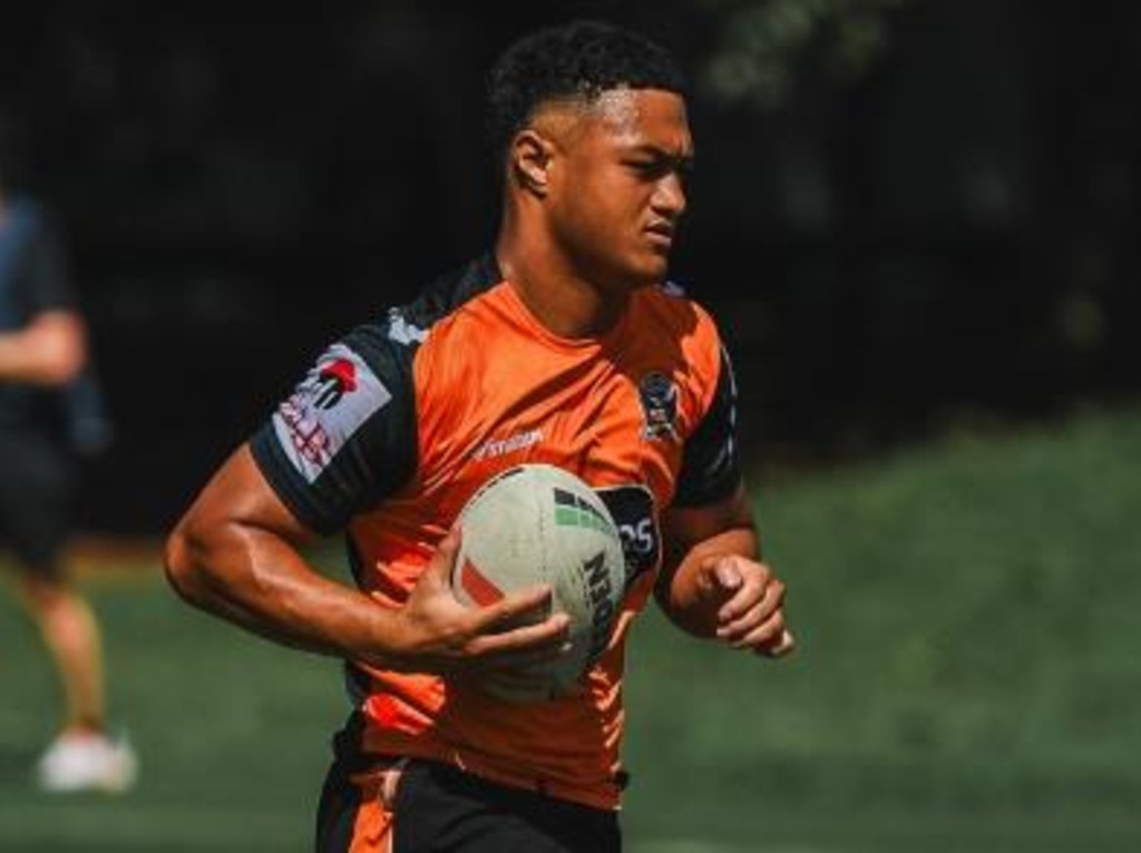 Wests Tigers youngster Latu Fainu. Picture: Instagram