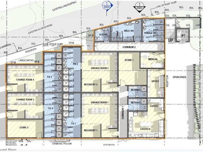 Ground floor design.