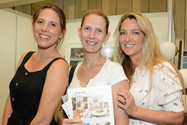 <p>Jessica Ball, Celeste Morgan and Sonya Harward at The Event for Ray White Surfers Paradise at RACV Royal Pines Resort, Benowa. Picture: Regina King</p>