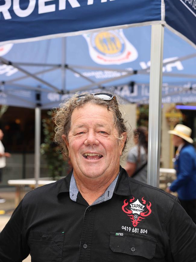 Terry Teece at the Surfers Paradise RSL Anzac Day noon service 2025 at Cavill Park for Gold Coast at Large. Picture, Portia Large.