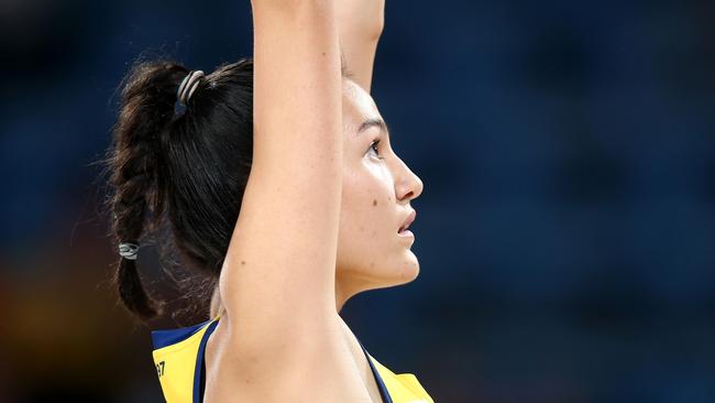 Fawns slotted 39-of-45 attempts in her first two games. Picture: Getty Images