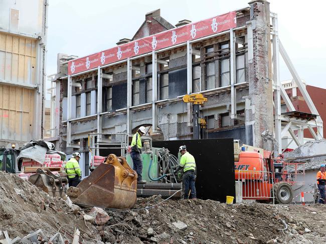 The heritage facade of 12 Murray St. Picture: SAM ROSEWARNE