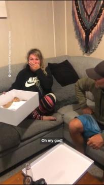 Adorable moment Kiwi grandparents surprised by pregnancy