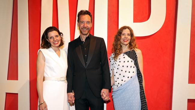 Siblings Allegra Spender, Alex Schuman and Bianca Spender. Picture: Brittany Long/Getty Images