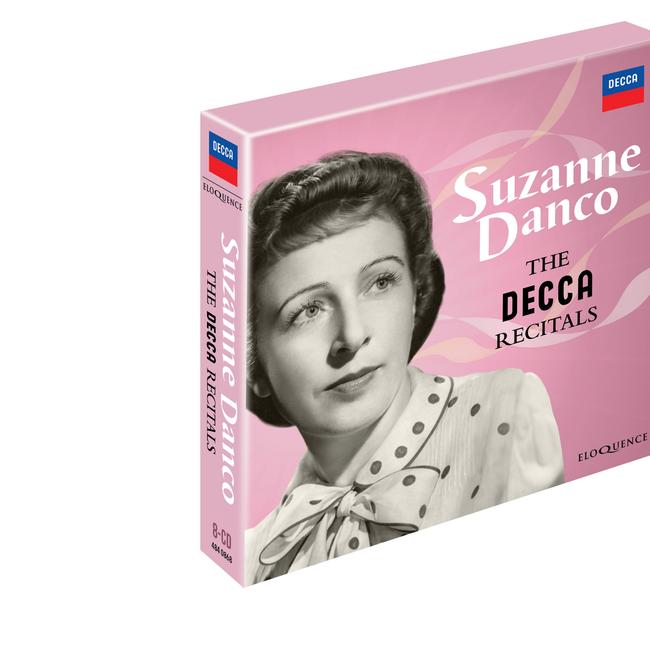 Album artwork for Decca Eloquence box set of Suzanne Danco's complete Decca recitals.