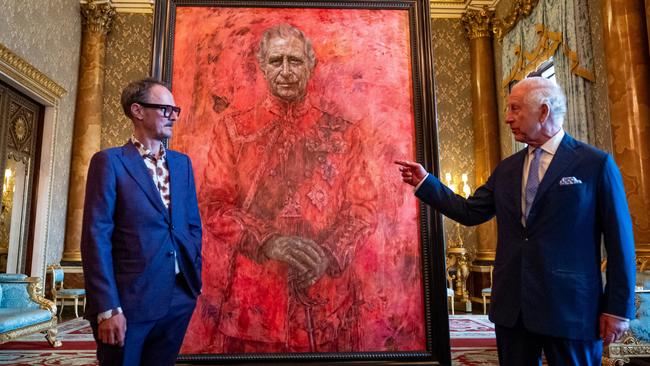 The reaction to the official portrait of King Charles III was mixed, with some criticising its appearance and others finding it unique and different. Picture: Aaron Chown-WPA Pool/Getty Images