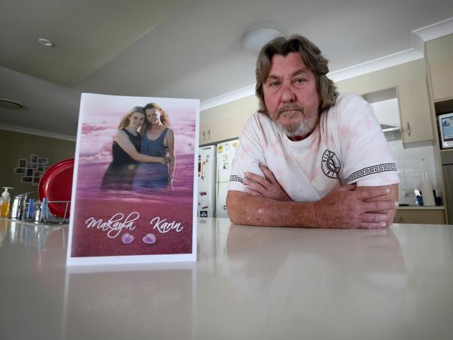 Heartbroken dad Laurie Tritton whose daughter and wife were killed by an ice driver on Xmas day 2017. Picture: Jamie Hanson