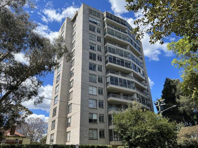 The Neutral Bay building where Louise McBride inherited an apartment from her late mother. Picture: realestate.com.au