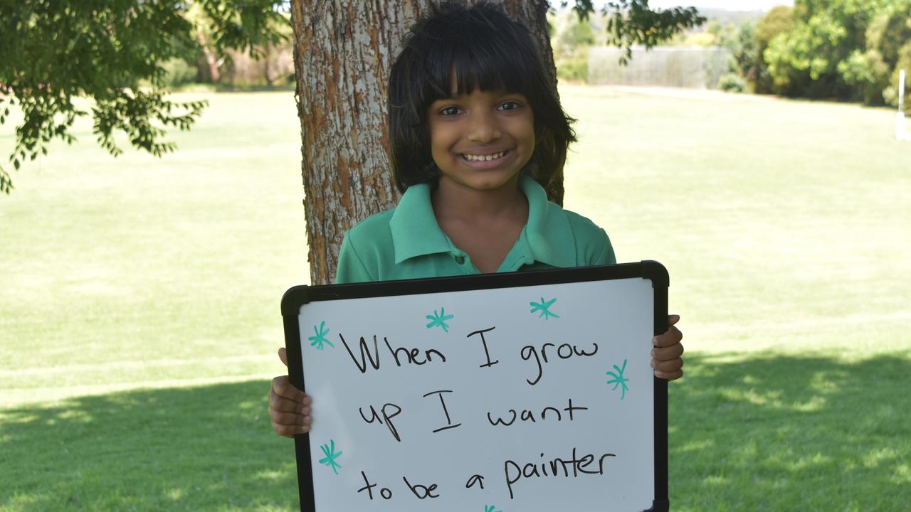 My First Year - Lutheran School Wagga Wagga students say what they would like to be when they grow up. Picture: Sam Turner