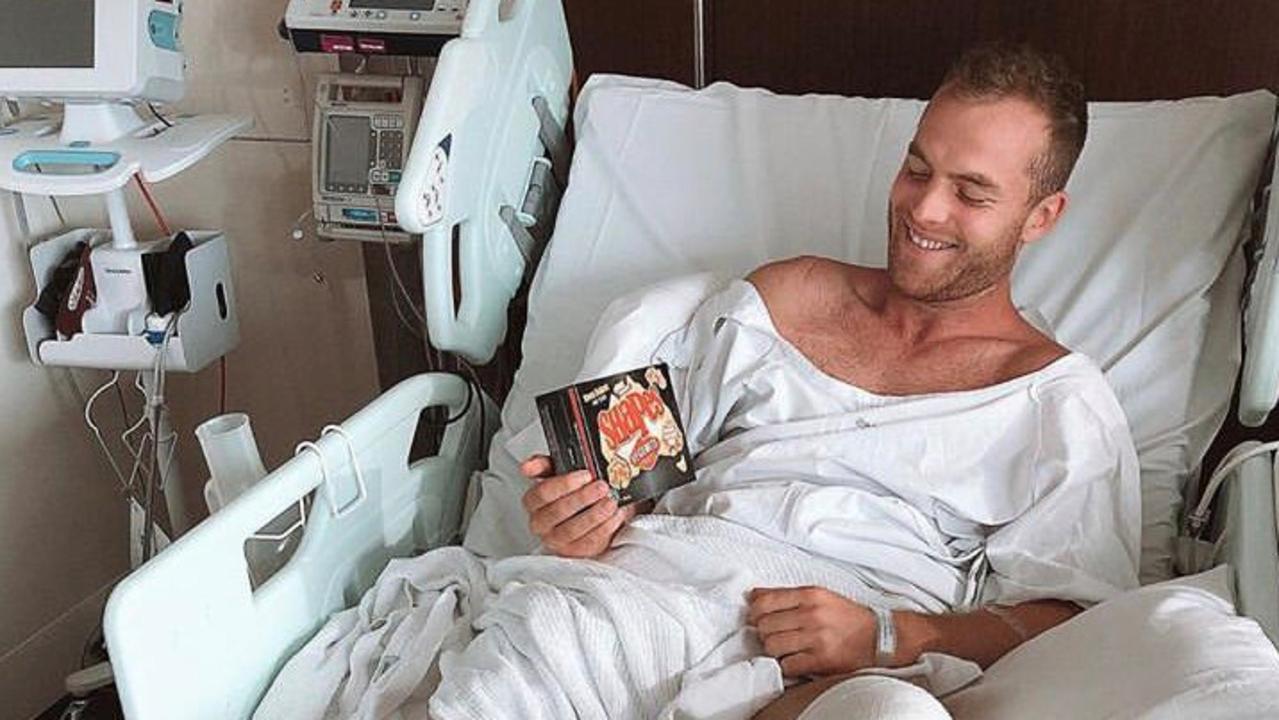 Tom Mitchell is recovering from his broken leg.