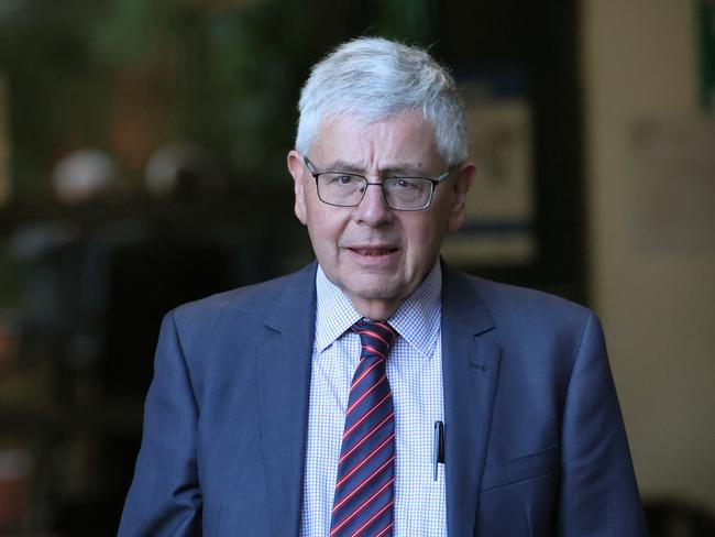 Intensive care specialist Professor Andrew Bersten leaves court. Picture: David Crosling