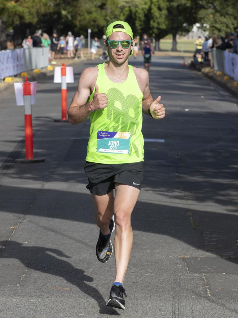 Cadbury Marathon, Jonathan Lambrianidis. Picture: Chris Kidd