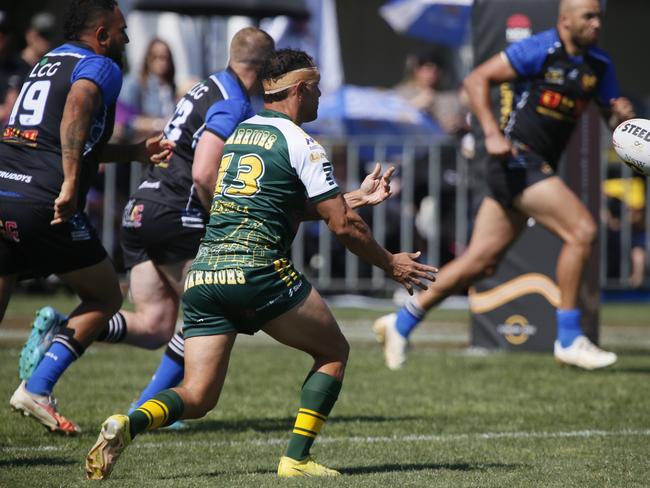 Koori Knockout - Day 4 Mens Semi Final Bourke Warriors v Nanima Common Connection Monday, 7 October 2024 Hereford St, Bathurst NSW 2795, Australia, Picture Warren Gannon Photography