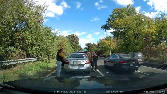 Dashcam exposes suspected 'insurance fraudsters'