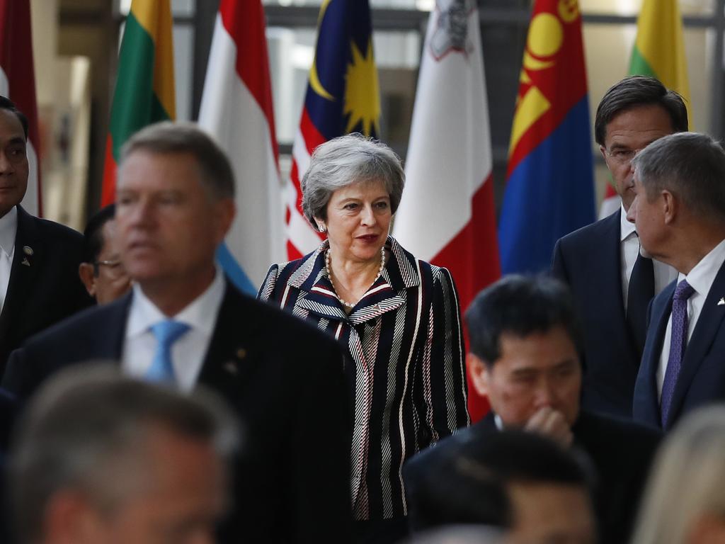 British Prime Minister Theresa May has said there is no backing out of the Brexit plan. Picture: AP Photo/Alastair Grant