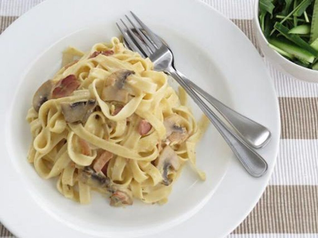 Creamy pasta carbonara. Picture: Australia's Best Recipes.