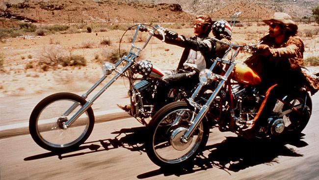 Peter Fonda and Dennis Hopper in the 1969 film Easy Rider, which inspired a generation of riders.