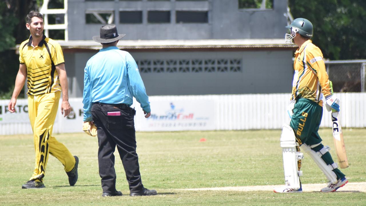 Frenchville Sports Club A-Grade Premiership semi-final, Gracemere Bulls versus The Glen, Rockhampton Cricket Grounds, March 19, 2022.