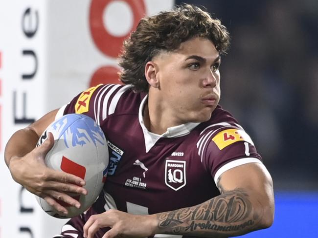 NRL- State of Origin 1 -NSW Blues v QLD Maroons Accor Stadium. Reece Walsh Picture: NRL Photos/Gregg Porteous