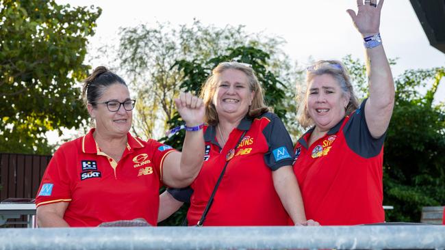 Fans at the Gold Coast Suns v Hawthorn AFL match at TIO Stadium. Picture: Pema Tamang Pakhrin