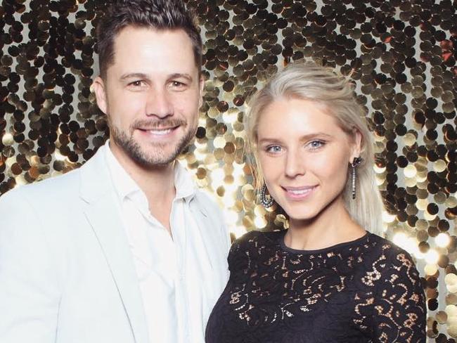 Neighbours actor Scott McGregor and wife Bianka Voigt. Picture: Instagram