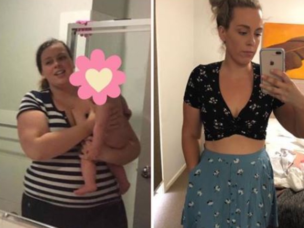 Sarah shared her incredible transformation on the Kmart Mums Australia Facebook page.