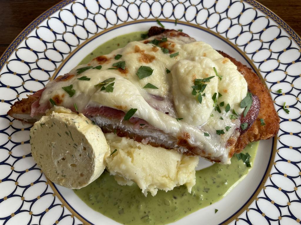 The 1889 Cordon Bleu features a range of traditional French cooking techniques, served on Wedgewood china as part of the Wedgewood Dining Experience. Picture: Leighton Smith.