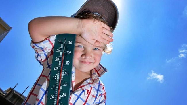 SCORCHER: Archie Lennon was feeling the heat in Gympie yesterday. . Picture: Renee Albrecht