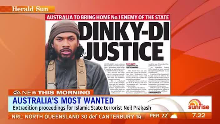 Turnbull confirms the Govt is working to bring ISIS fighter Neil Prakash home for trial