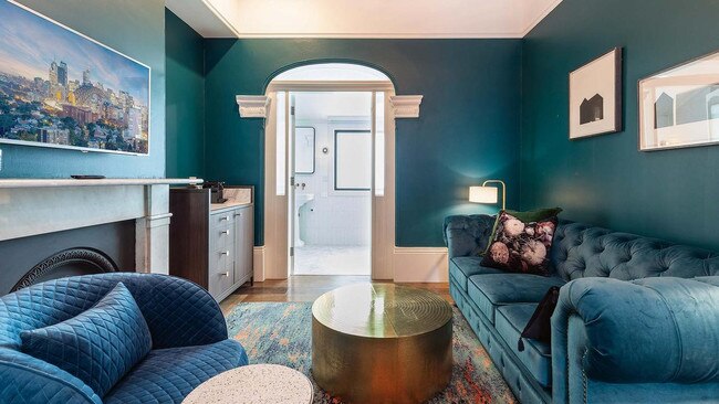 The Albert's jewel-toned interior makes for a luxurious backdrop to your stay. Picture: The Albert.