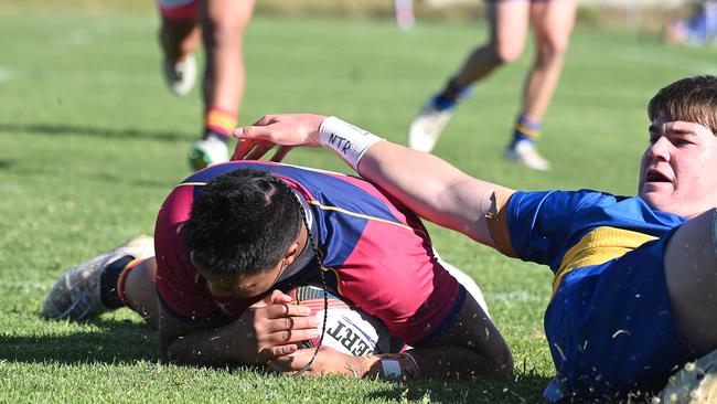 GPS First XV rugby between BSHS and Toowoomba Grammar. Saturday July 13, 2024. Picture, John Gass