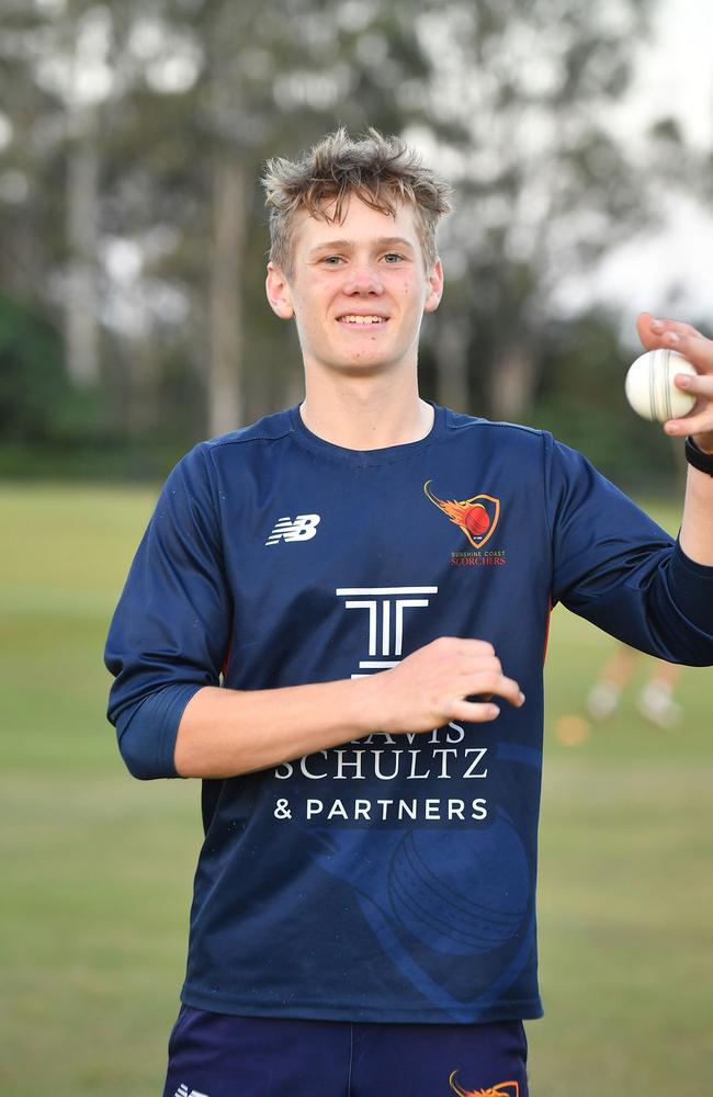 Sunshine Coast Scorchers player Ben Baker. Picture: Warren Lynam Photography.