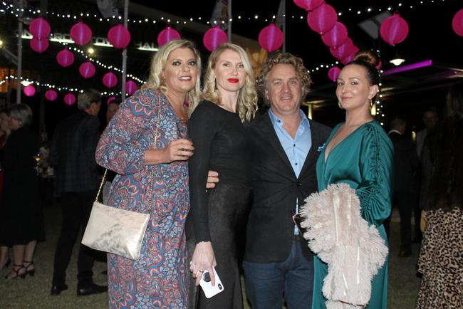 Jacinda Seiler, Tegan hall, Adrian Richardson and Kate Schaffer  at Wine and Swine 2019 as part of BaconFest. Picture: Laura Blackmore