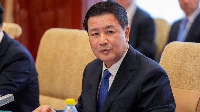 Chinese public security minister Wang Xiaohong. Picture: Mark Schiefelbein/Reuters