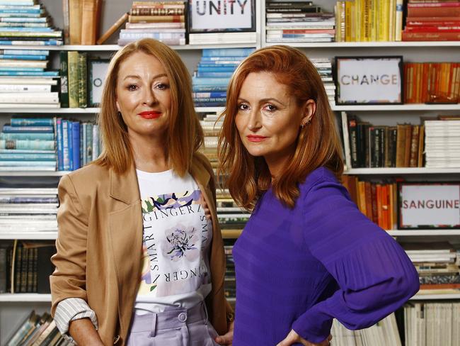 Alexandra and Genevieve Smart who are behind the fashion label Ginger &amp; Smart. Picture: John Appleyard